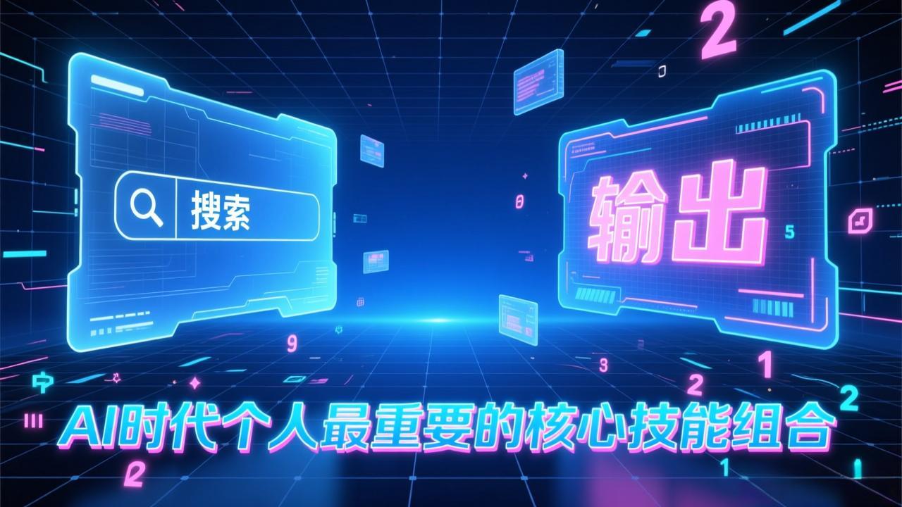 付费文章：AI时代个人最重要的核心技能组合：“输出能力”和“搜索能力”-朽念云创