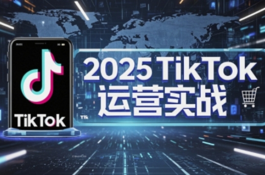 2025TikTok电商运营,掌握TikTok店铺运营核心技巧,实现低成本高转化-朽念云创