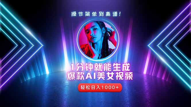 2025年最强副业：用AI做短视频，从零开始打造爆款账号！-朽念云创