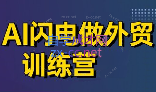 大卫·AI闪电做外贸训练营(更新7月)-朽念云创