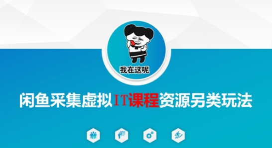 闲鱼采集虚拟IT课程资源另类玩法，干货满满-朽念云创