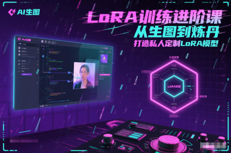 LoRA训练进阶课,从生图到炼丹,打造私人定制LoRA模型