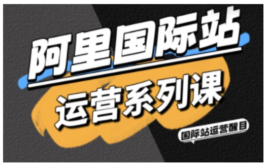 阿里国际站运营系列课,涵盖精准引流、直通车与全站推实战SOP,搭配AI效率工具包与高阶增长玩法-朽念云创