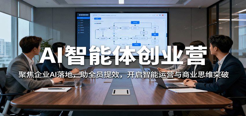 AI智能体创业营：聚焦企业AI落地，助全员提效，开启智能运营与商业思维突破-朽念云创