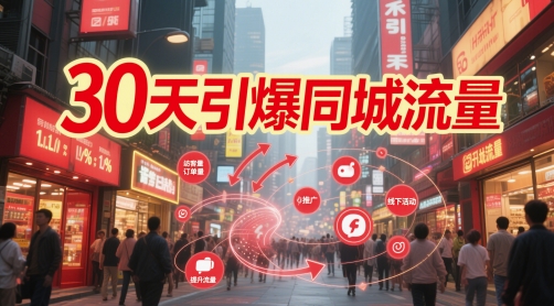 30天引爆同城流量：团购篇 认知篇 流量篇 来客篇 达人篇 老板人设IP篇 投流篇-朽念云创